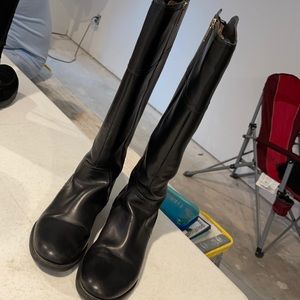 Tommy Hilfiger wide calf black knee high boots. Great condition!.